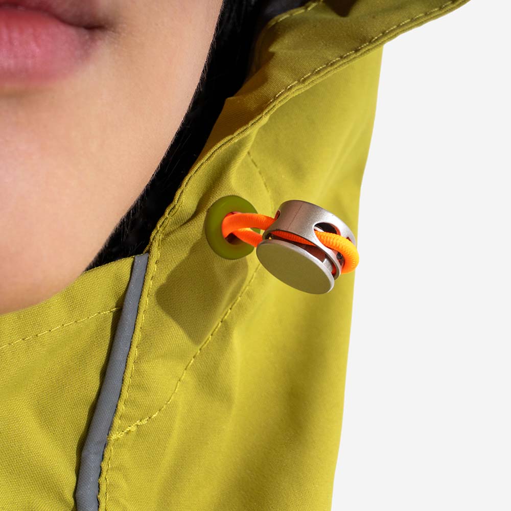 Impermeable reflectante ajustable con perros de bolsillo para perros que coinciden con la estadía del impermeable