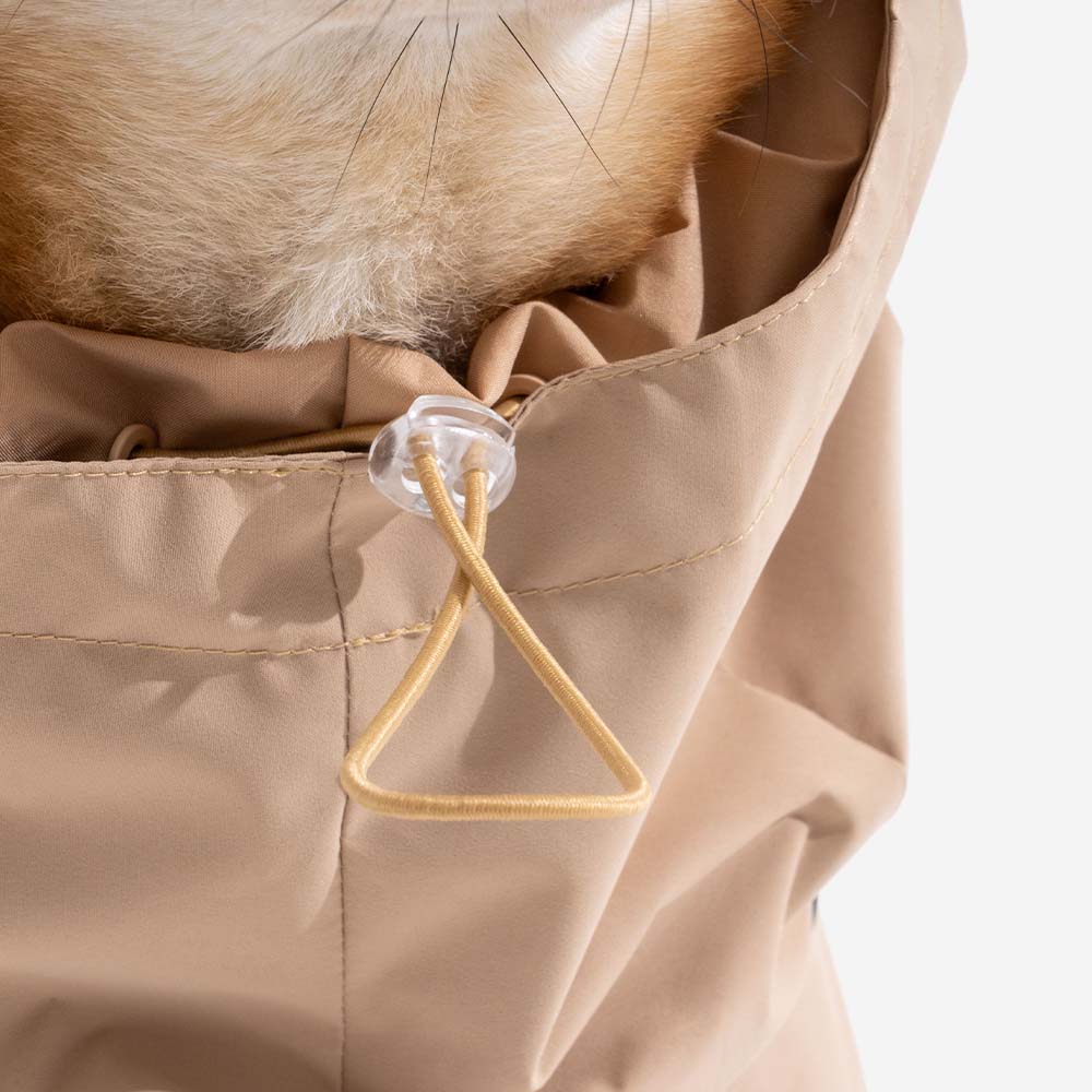 Impermeable reflectante ajustable con perros de bolsillo para perros que coinciden con la estadía del impermeable