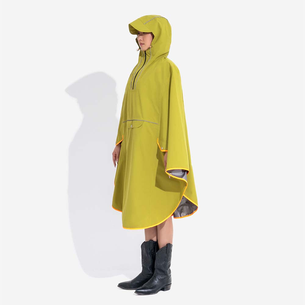 Impermeable reflectante ajustable con perros de bolsillo para perros que coinciden con la estadía del impermeable