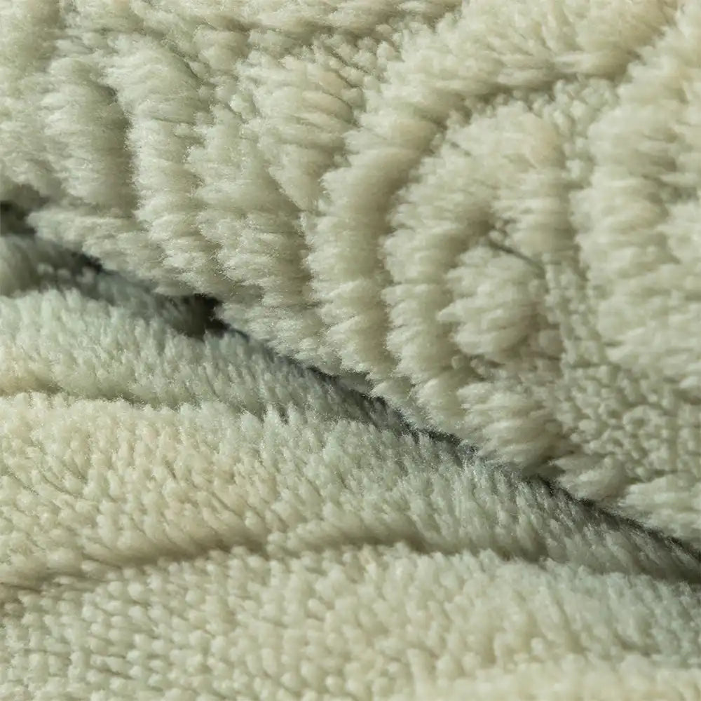 Nordic Style Carved Plush Decorative Non-Slip Couch Cover