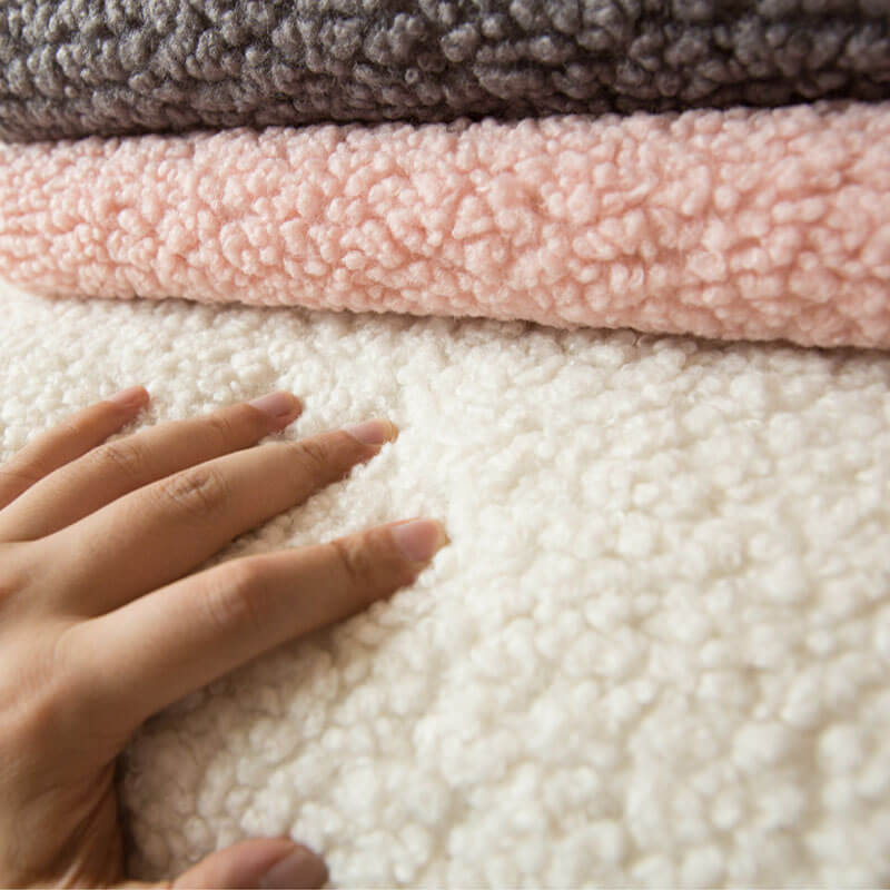 Ultrasoft Teddy Fleece cálido Cubierta de sofá sin deslizamiento