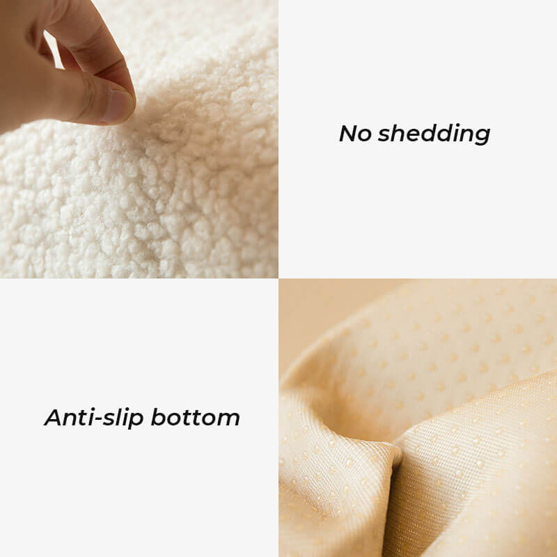 Ultrasoft Teddy Fleece cálido Cubierta de sofá sin deslizamiento