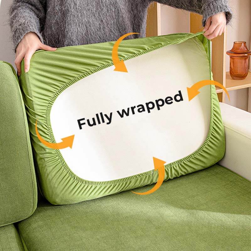 Cubierta de sofá de espiga universal de protección de muebles chenille de chenille