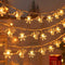 Luzes LED Luzes de corda USB para renas e flocos de neve de Natal
