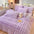 Puffy Comfort Thickened Faux Rabbit Fur Bed Sheet Set