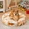 Cloudy Fluffy Calming Donuts Runde Hundebetten