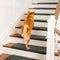 Solid Color Plush Stair Protectors Non-Slip Tape Free Carpet Stair Treads