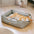 Luxury Faux Leather Waterproof Removable Dog Sofa Bed