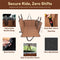 Premium Faux Leather Water-repellent Hammock Dog Car Seat Cover - RideProtector