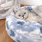 Cloudy Fluffy Calming Donuts Runde Hundebetten