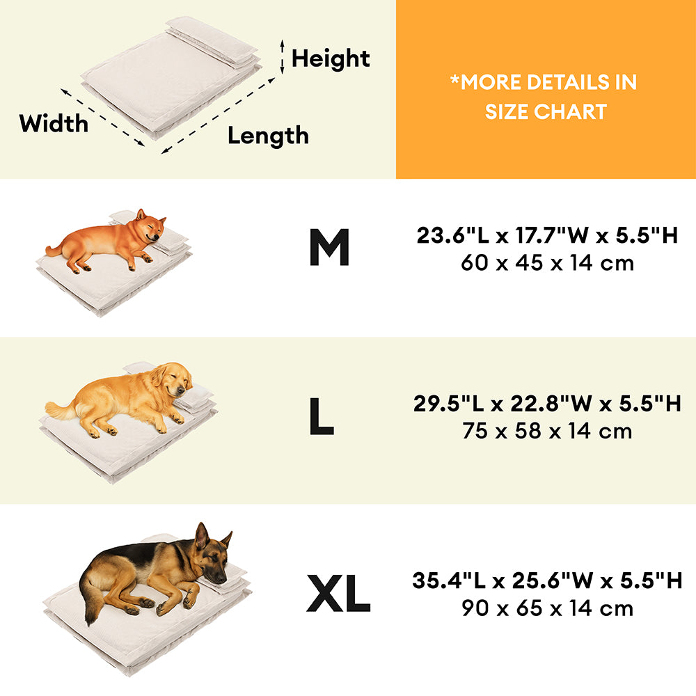 Anti-ansiedad con soporte de esponja cama para perros dormido profundo