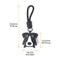 Cute Faux Leather Dog Keychain Strap – Fun Gift for Dog Lovers & Pet Parents