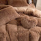 Romantic Luxury Thickened Warm Long Plush Bed Sheet Set