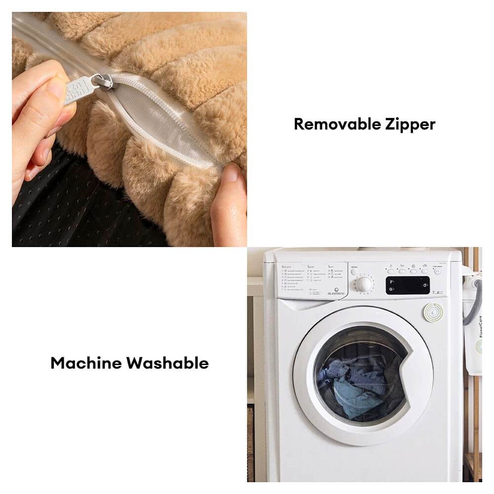 Bettdecke – großes, waschbares, flauschiges, orthopädisches, weiches Hundekissen, Hundesofa