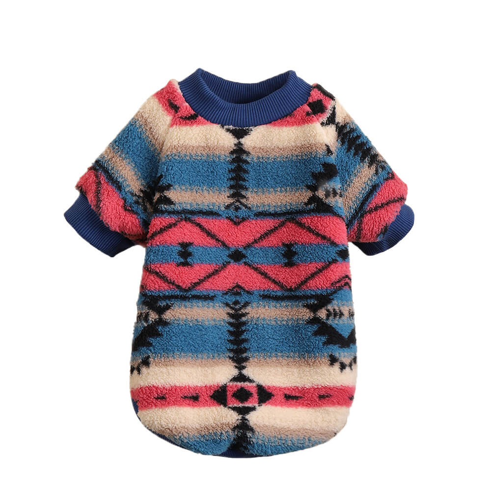 Pull pour chien rayé coloré - Vêtements d'hiver confortables et à la mode