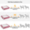 Klassisches, kariertes, ergonomisches, beruhigendes Hundebett – erweiterbar und waschbar