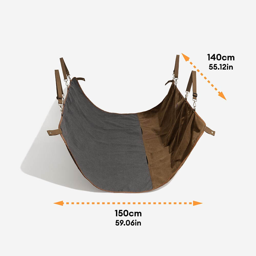 Classic Retro - Camping impermeable y tapa del asiento trasero de doble uso del automóvil