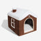 Weihnachts-Schneehaus, gemütliche Wärme, großes Hundehaus