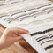 Cozy Chenille Striped Plush Sofa Protector Pet Mat Non-slip Couch Cover