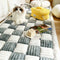 Cozy Plaid Patchwork Pet Mat Furniture Protector Couch Cover