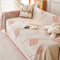 Classic Geometric Pattern Chenille Throw Couch Cover
