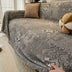 Moroccan Pattern Reversible Chenille Cat-Scratch Resistant Throw Couch Cover