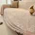 Moroccan Pattern Reversible Chenille Cat-Scratch Resistant Throw Couch Cover