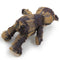 Rustic Denim Plush Durable Chewable Squeaky Dog Toy Bear