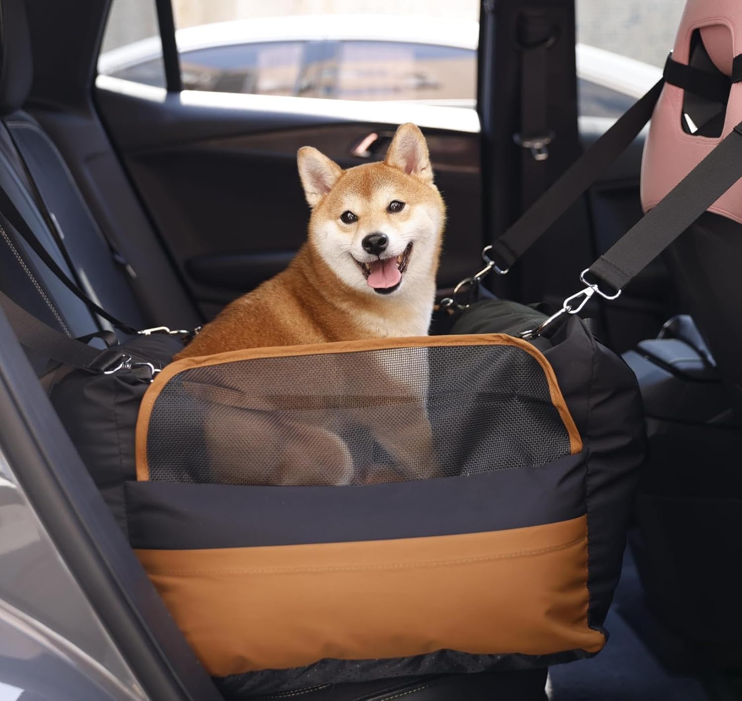 Asiento de asiento de autos de refuerzo para perros transpirable por el agua: Pup Rover