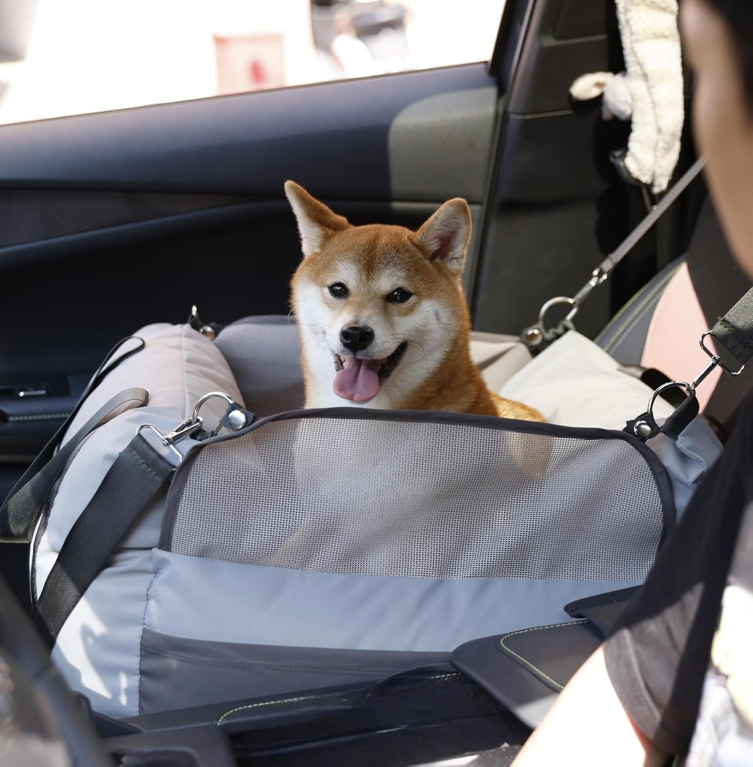 Asiento de asiento de autos de refuerzo para perros transpirable por el agua: Pup Rover
