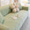 All-Seasons Polar Fleece Elastic Full Wrap Anti-Scratch Couch Cover