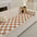 Checkered Velvet Sofa Pad Anti-Slip Quilted Couch Cover