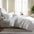 Comfortable Luxury Sateen 100% Bamboo Duvet Cover Bed Sheet Set