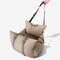 Cozy Ruffled Soft Washable Pet Travel Dog Car Seat Bed