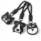Cute Faux Leather Dog Keychain Strap – Fun Gift for Dog Lovers & Pet Parents