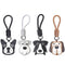 Cute Faux Leather Dog Keychain Strap – Fun Gift for Dog Lovers & Pet Parents