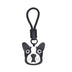 Cute Faux Leather Dog Keychain Strap – Fun Gift for Dog Lovers & Pet Parents