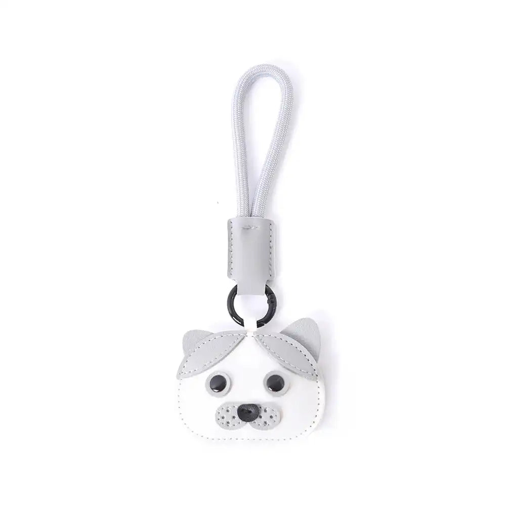 Cute Faux Leather Dog Keychain Strap – Fun Gift for Dog Lovers & Pet Parents