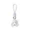 Cute Faux Leather Dog Keychain Strap – Fun Gift for Dog Lovers & Pet Parents
