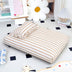 Striped Cotton Thick Padded & Soft Dog Pillow Bed