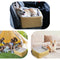 Seguridad de viaje asiento espesado en espesada cama para perros asiento de asiento