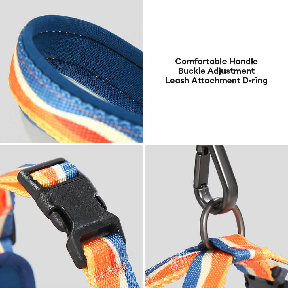 Arnés de perro duradero ajustable en forma de X kit de correa