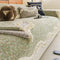 Chic Chenille Bouclé Non-Slip Couch Cover with Wavy Tassel Trim