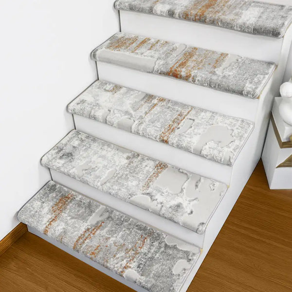 Marble Tufted Thick and Soft Bullnose Non Slip Stair Treads