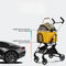Multifunctional 2-in-1 Aluminum Alloy Pet Stroller - Ultra-Light & Detachable for Puppies