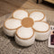 Plush Flower Decorative Throw Pillow