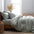 Comfortable Luxury Sateen 100% Bamboo Duvet Cover Bed Sheet Set