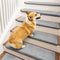 Solid Color Plush Stair Protectors Non-Slip Tape Free Carpet Stair Treads