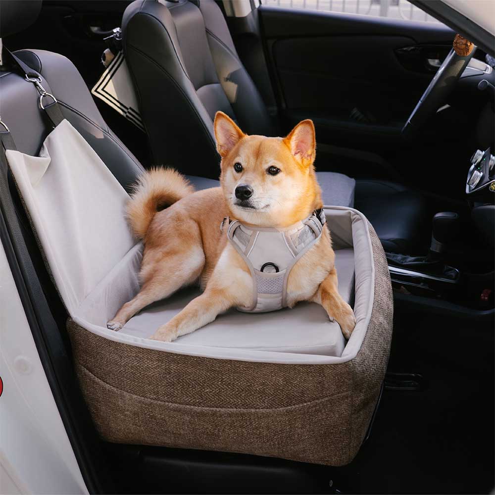 Seguridad de viaje asiento espesado en espesada cama para perros asiento de asiento
