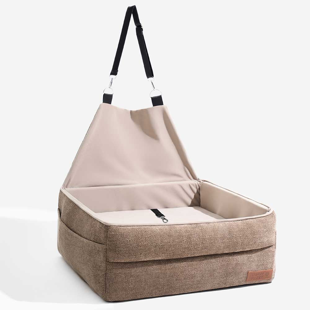 Seguridad de viaje asiento espesado en espesada cama para perros asiento de asiento